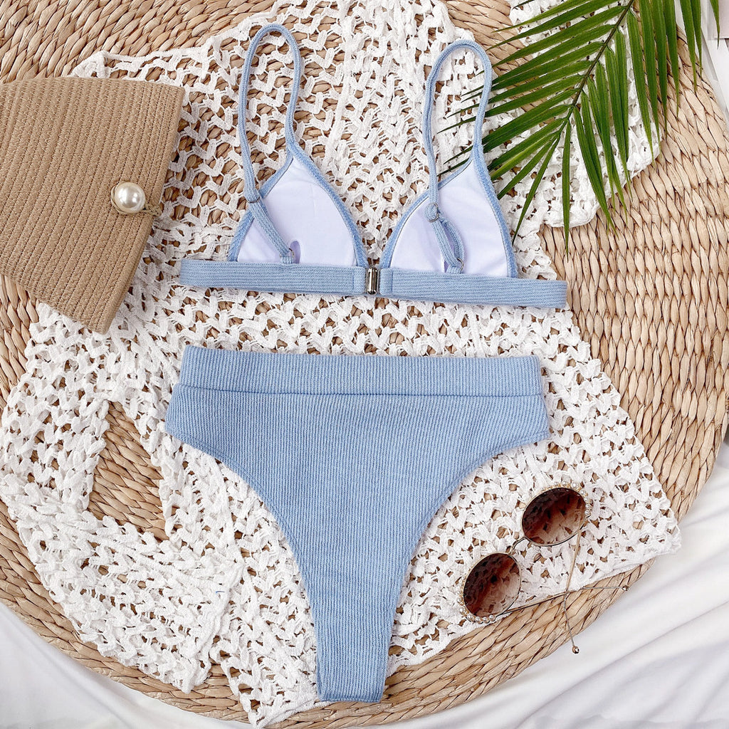 High waisted bikini | Ruched Tummy Control