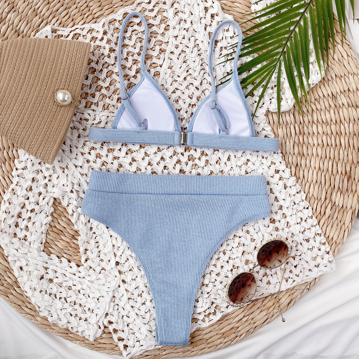 High waisted bikini | Ruched Tummy Control