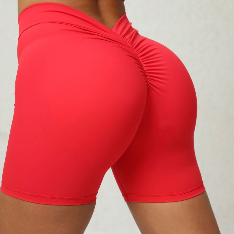 High waisted booty shorts | V-Back Sculpt