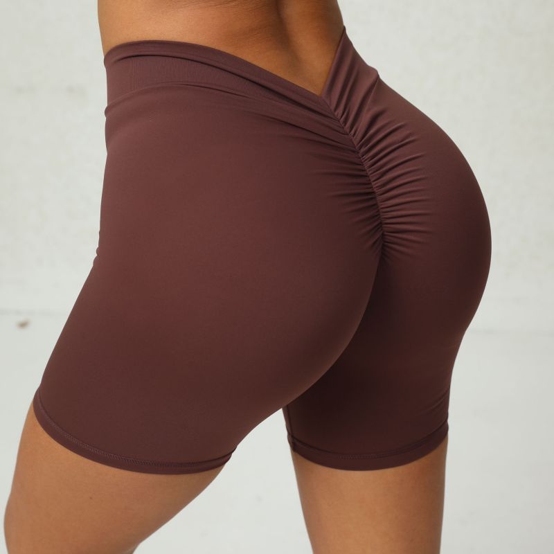 High waisted booty shorts | V-Back Sculpt