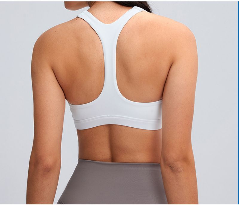 White sports bra | Breathable Medium Support