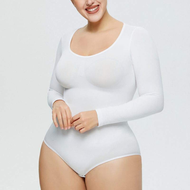 Long sleeve bodysuit | Seamless Tummy Control