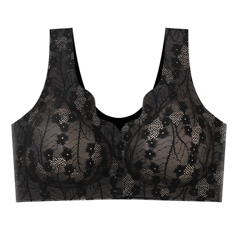Front Clasp Gathering Bra