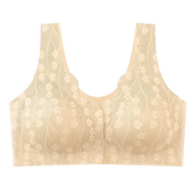 Front Clasp Gathering Bra