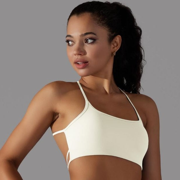 Halter sports bra | CrossBack Support
