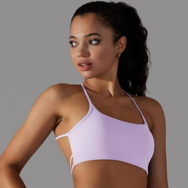 Halter sports bra | CrossBack Support