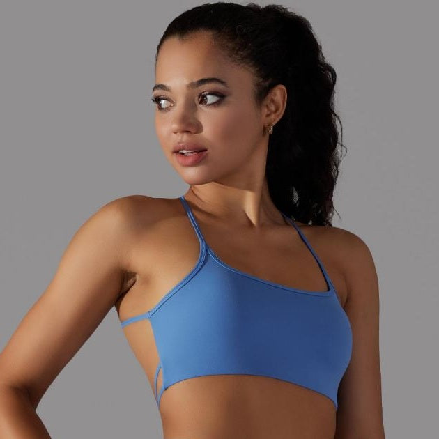 Halter sports bra | CrossBack Support