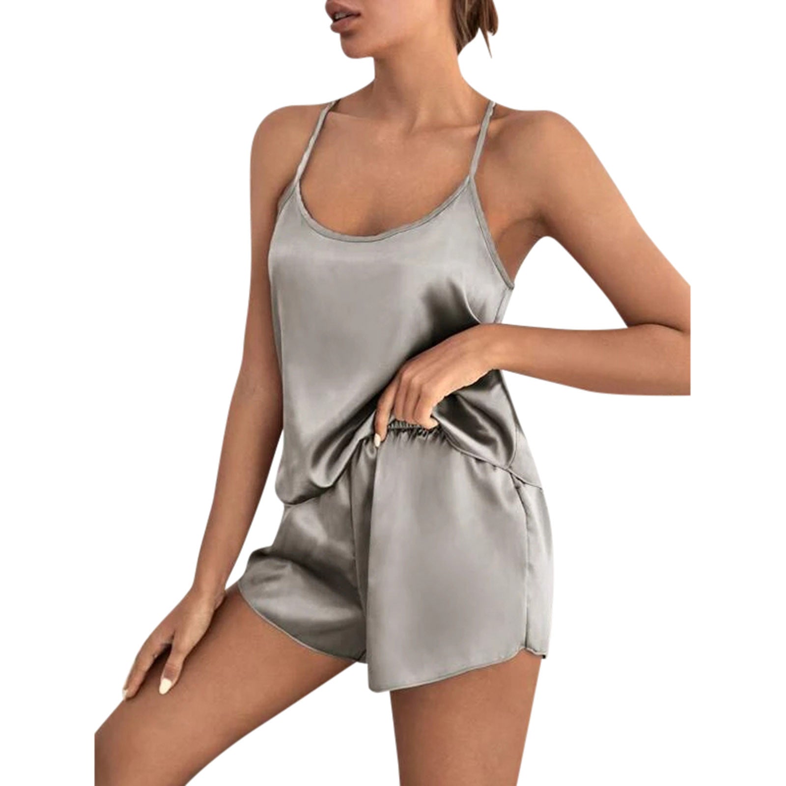 Black silk pajamas | Breathable Luxury