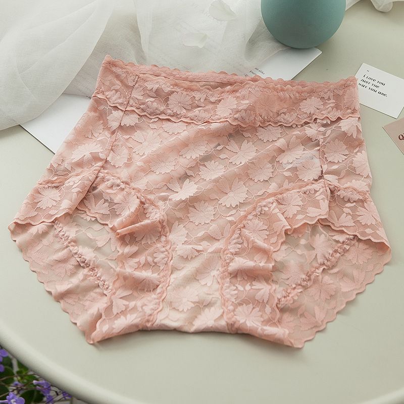 High-waisted Lace Underwear