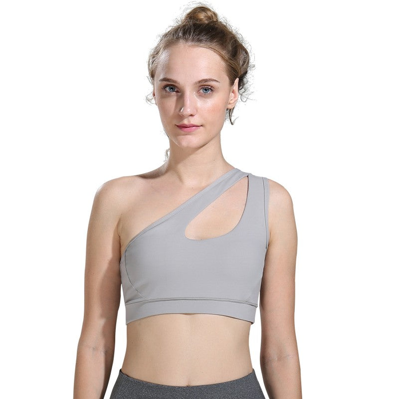 One shoulder sports bra | SweatWick