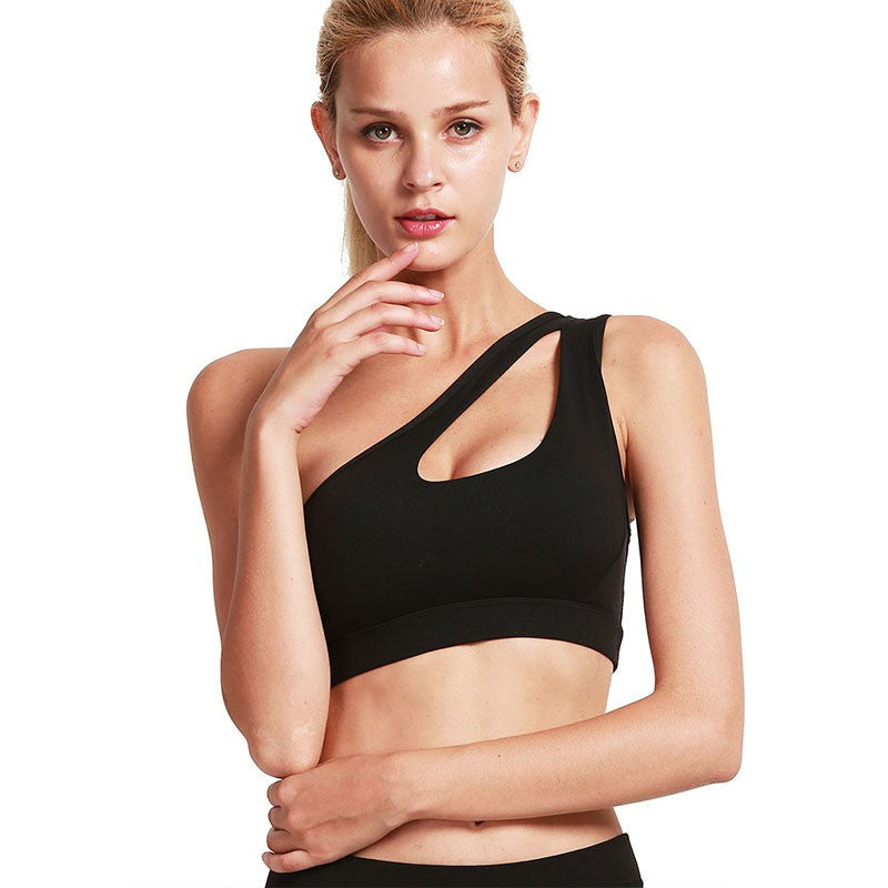 One shoulder sports bra | SweatWick