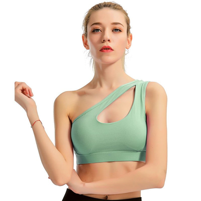 One shoulder sports bra | SweatWick