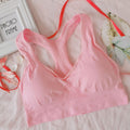 Pink sports bra | Wireless Quick-Dry