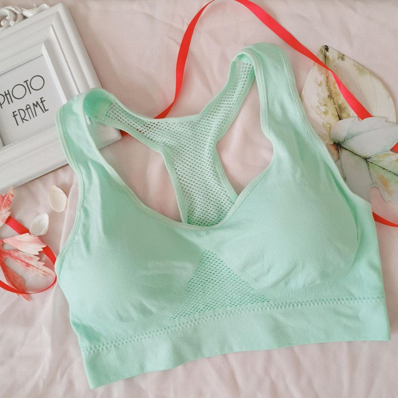 Pink sports bra | Wireless Quick-Dry