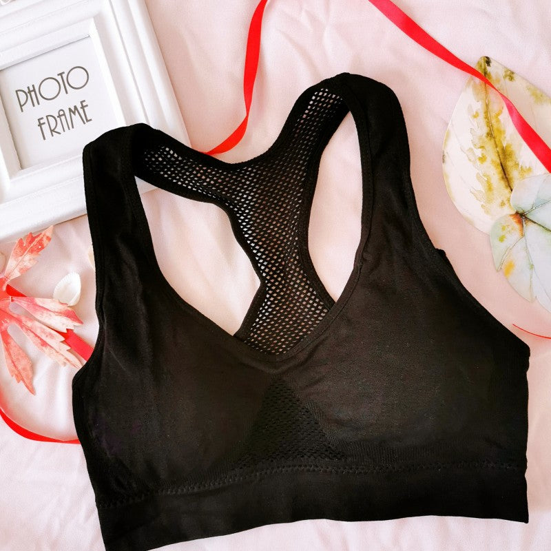 Pink sports bra | Wireless Quick-Dry