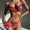 Embroidered Sling Lingerie