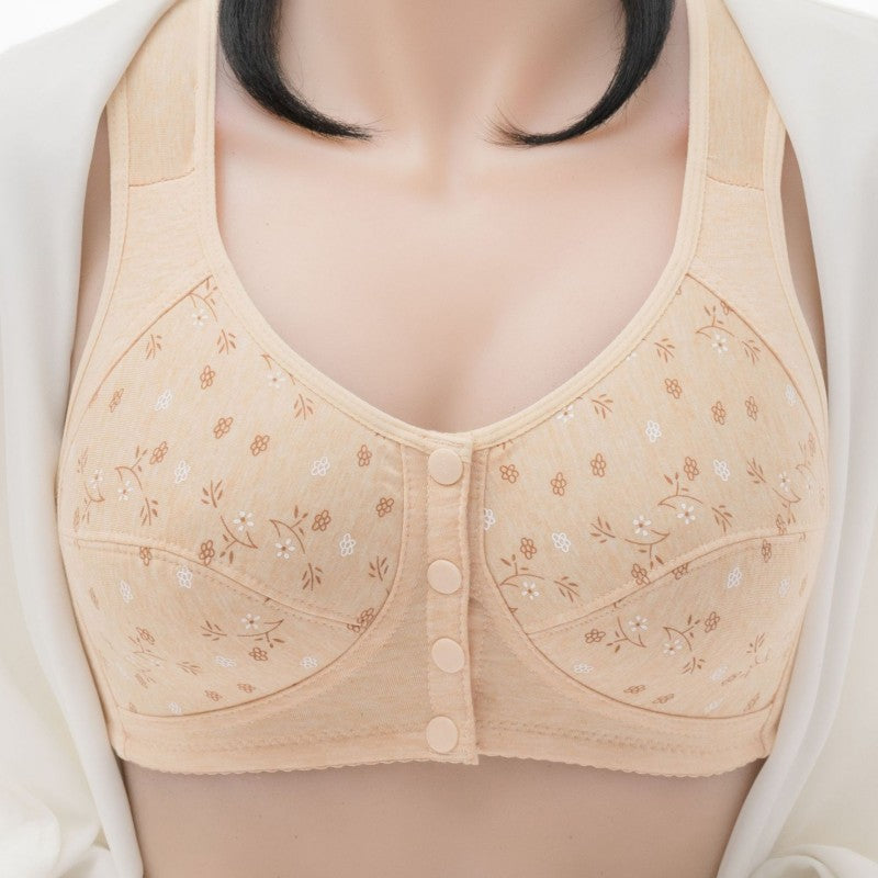 Middle-Aged And Old Cotton Bra