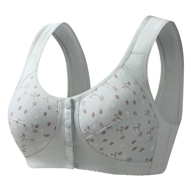 Middle-Aged And Old Cotton Bra