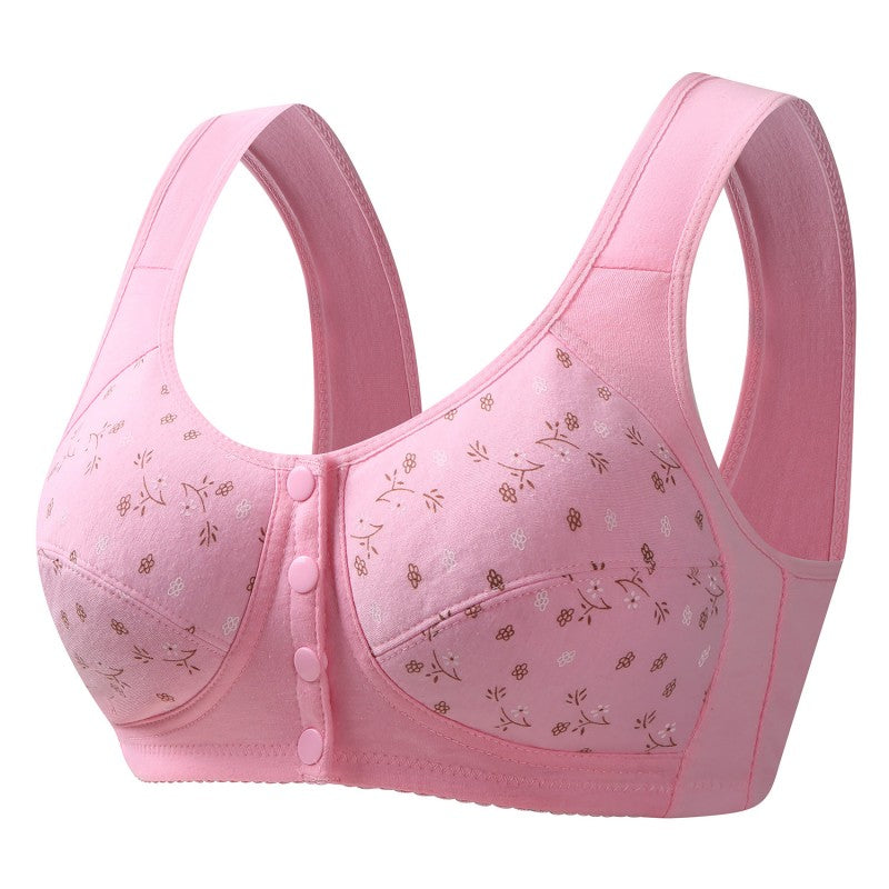 Middle-Aged And Old Cotton Bra