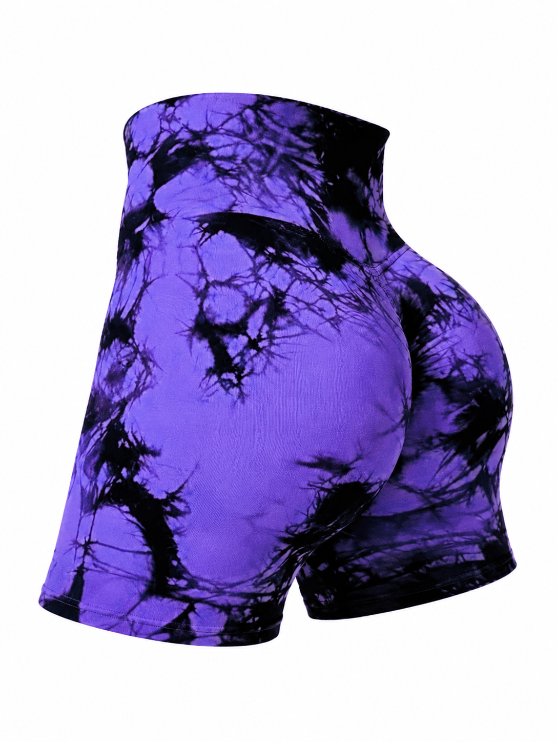Shorts womens running | High Waist Tie-Dye