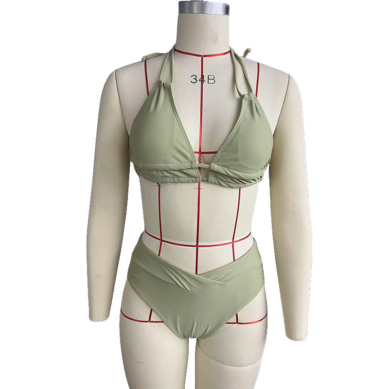 Halter top bikini | V-Cut Adjustable