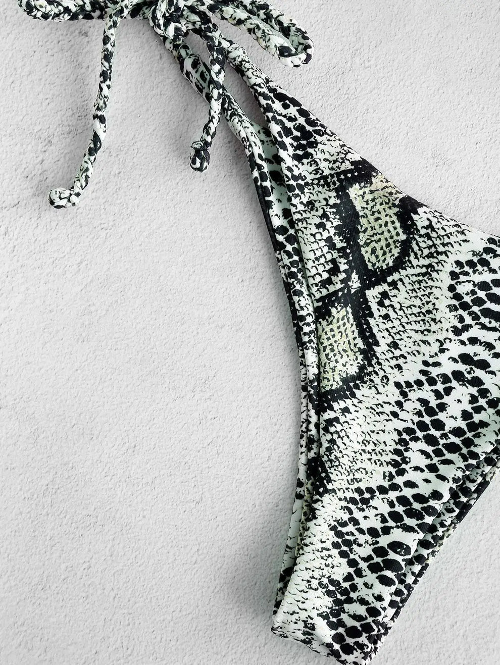 Tri bikini top | Snakeskin Adjustable