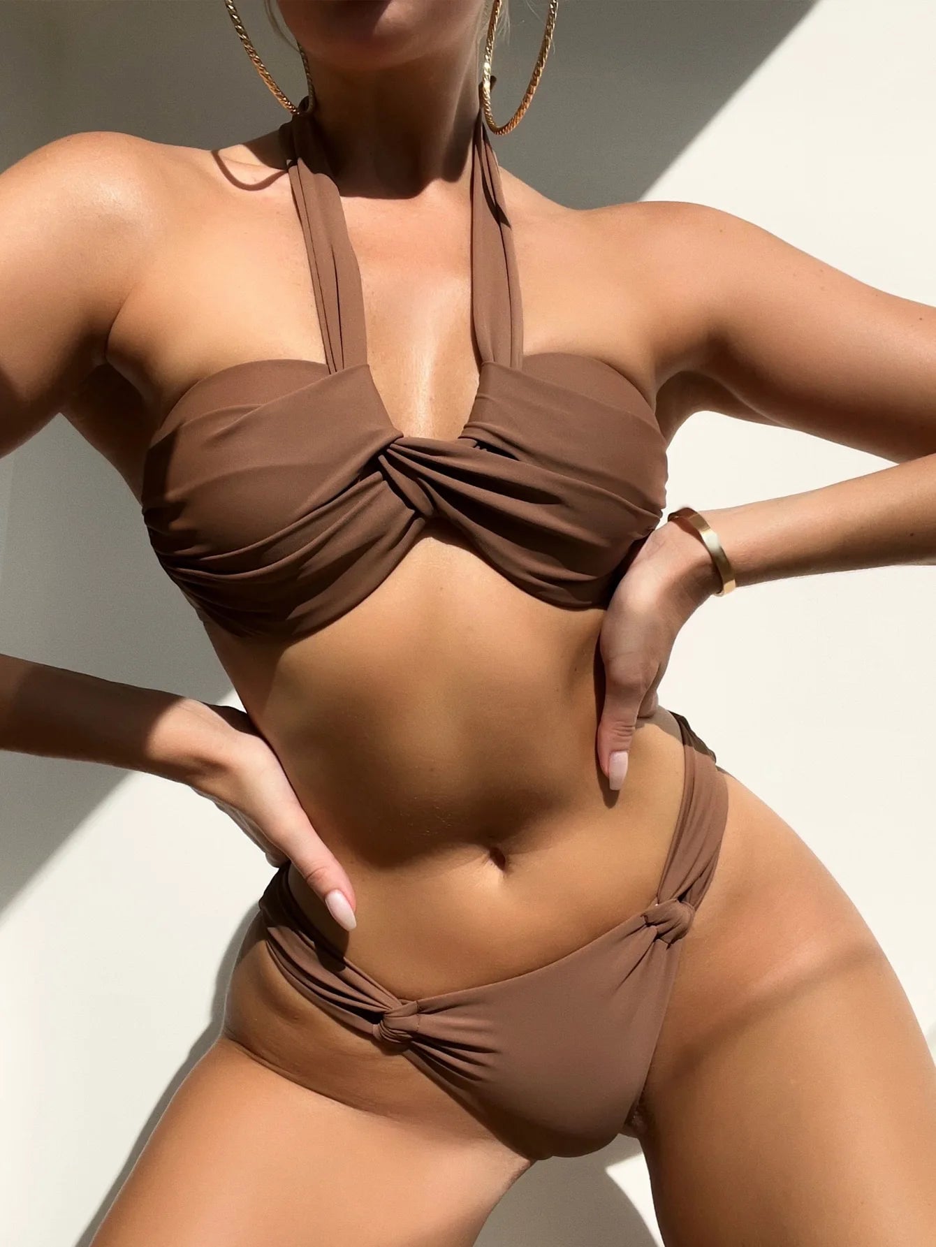 Halter bikini top | Push-Up Comfort