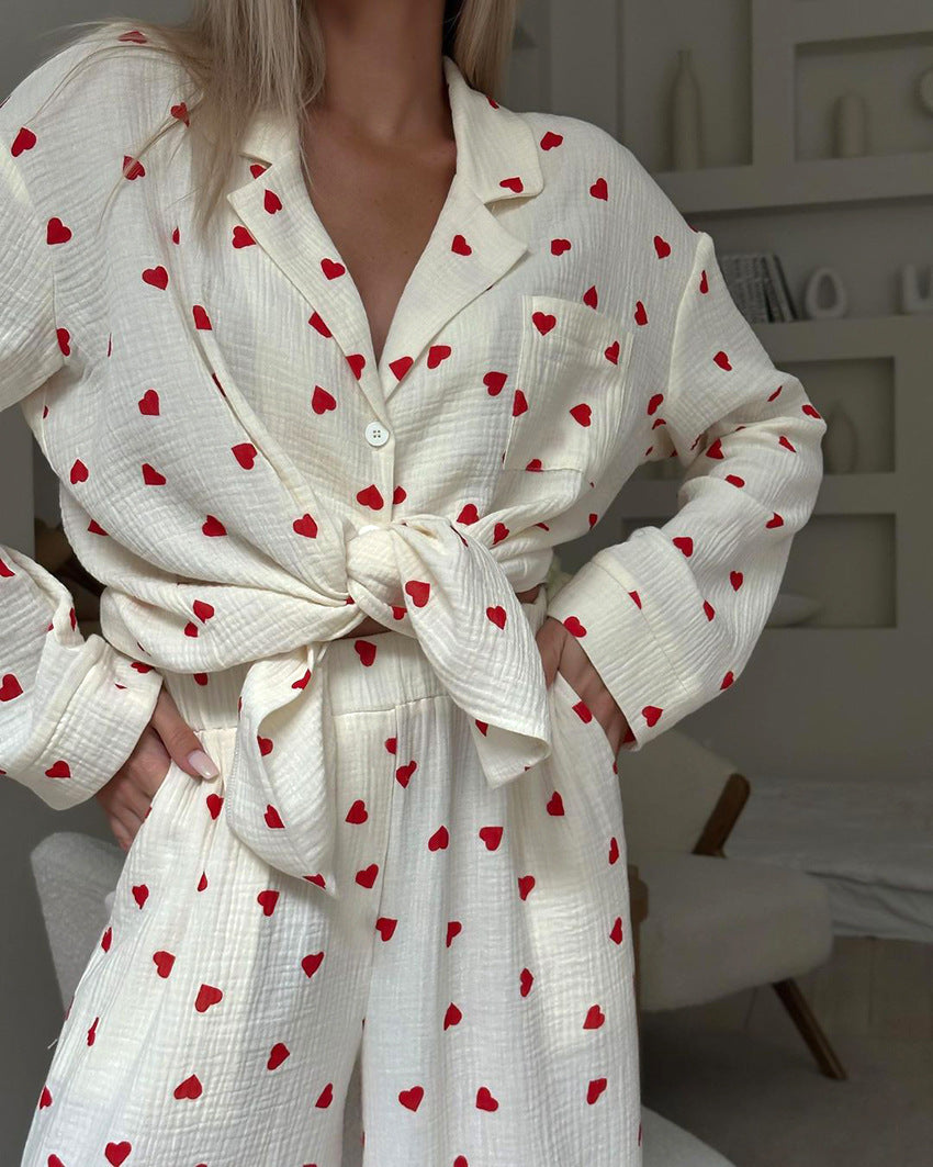 Heart pajamas | Breathable Cotton