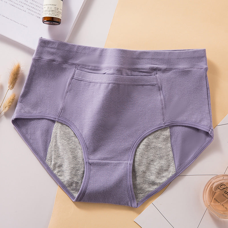 Women'S High-Waist Cotton Underwear