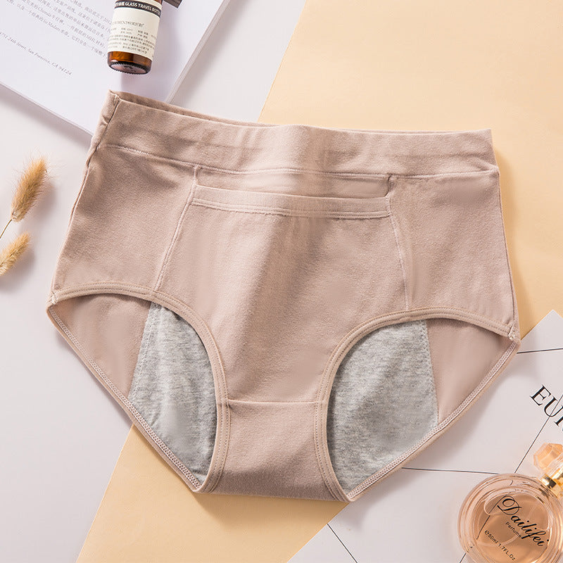 Women'S High-Waist Cotton Underwear