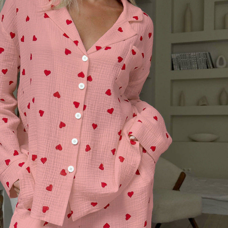 Heart pajamas | Breathable Cotton