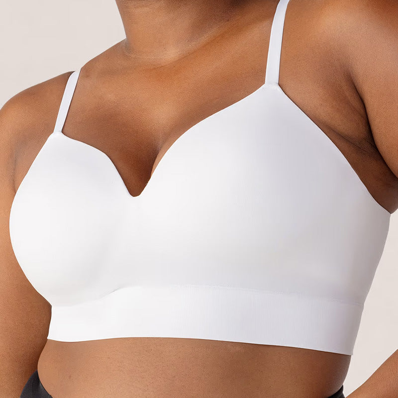 No Steel Ring Gathered Bra