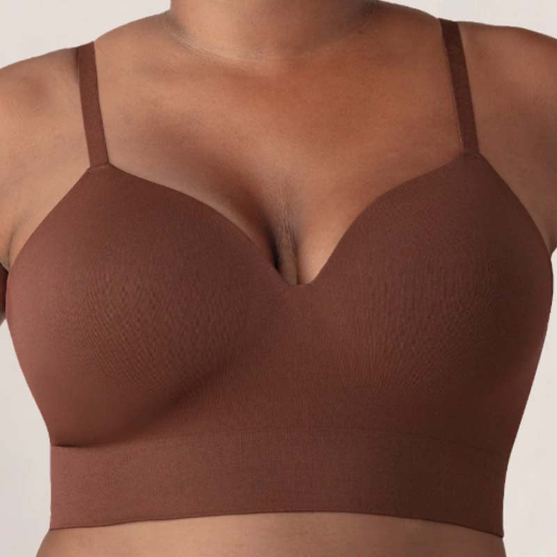 No Steel Ring Gathered Bra