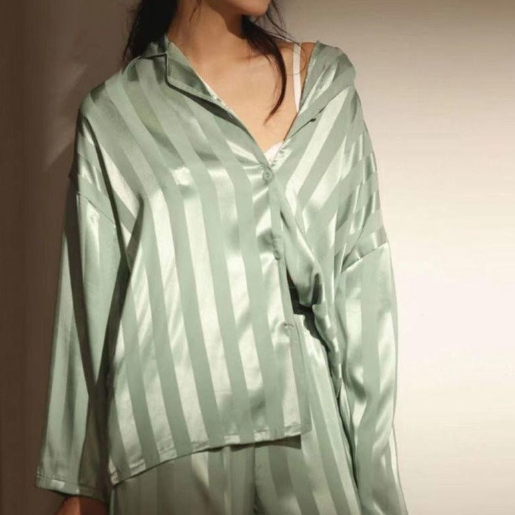 Long Sleeve Trousers Pajamas Set